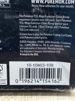 Pokemon TCG Mega Evolution Chaos Rising Booster Bundles Sealed - Image 3