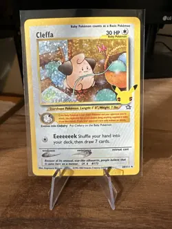 Pokemon Cleffa Celebrations 25th Anniversary Holo 20/111 - NM - Pack Fresh - Image 1
