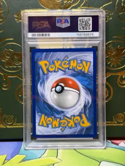 2019 POKEMON SUN & MOON TEAM UP #10 SHAYMIN HOLO PSA 8 - Image 2