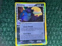 Nidoking (Delta Species) 6/101 Dragon Frontiers Holo 2006 Pokemon LP- - Image 1