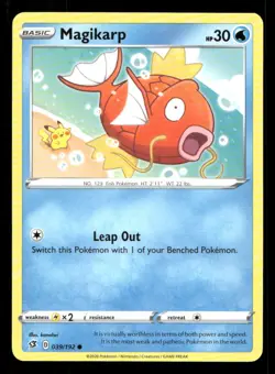 Magikarp 039/192 Rebel Clash NM/M Pokemon - Image 1