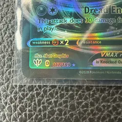 Eternatus VMAX - 117/189 - ULTRA RARE - Pokemon Darkness Ablaze - Image 2
