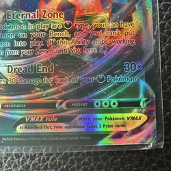 Eternatus VMAX - 117/189 - ULTRA RARE - Pokemon Darkness Ablaze - Image 3