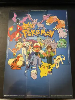 Full Set of Pokemon Topps TV Animation Edition Puzzle Cards - Complete TV5-TV13 - Image 1