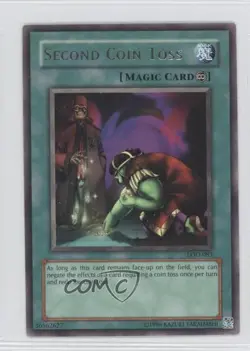 Second Coin Toss Unlimited YuGiOh Legacy of Darkness #LOD-083 2003 - Image 1
