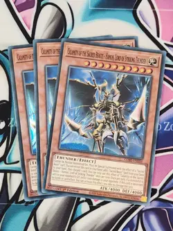 YUGIOH X3 CORI-EN006 Calamity of the Sacred Beasts-Hamon Super Rare 1ST ED - Image 1