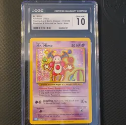 CGC 10 Mr. Mime Trading Card Game Classic 013/034 2023 English Holo - Image 1