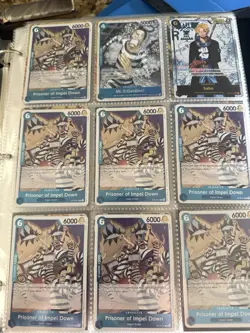 MASSIVE ONE PIECE CARD LOT, 160 +CARDS W BINDER Op 16 Op13 And More - Image 2