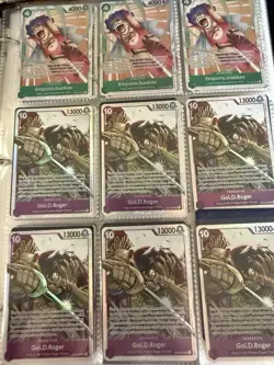 MASSIVE ONE PIECE CARD LOT, 160 +CARDS W BINDER Op 16 Op13 And More - Image 4