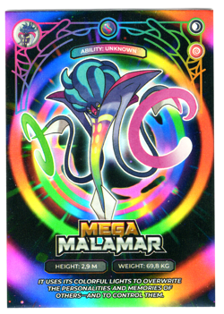 * NEW * POKEMON - MEGA EVOLUTIONS 2026 * MEGA MALAMAR * FOIL CARD - Image 1