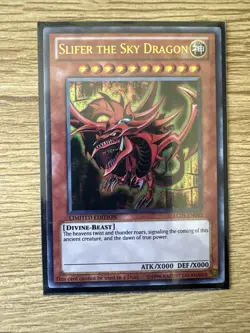 Yu-Gi-Oh! TCG Set of Egyptian God Cards (Obelisk, Ra, Slifer) LC01-EN001 2 & 3 - Image 3