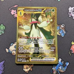 Meowscarada ex 271/193 NM -Gold Secret Rare Pokemon Card- Paldea Evolved (3z) - Image 1