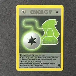 Potion Energy 82/82 1st Edition Team Rocket Pokemon Card - Image 2