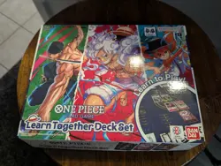 Bandai One Piece Card Game Learn Together Deck Set 3 Decks English Luffy - Image 1