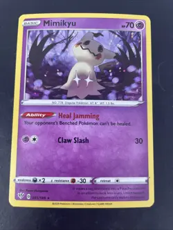 Mimikyu 081/189 Holo Pokemon Card - Image 1
