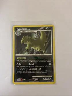 Pokemon 30/100 Tyranitar Stormfront 2008 Non-Holo Card TCG - Image 1