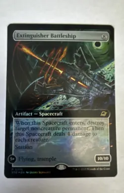 Extinguisher Battleship (Extended Art) Edge of Eternities Foil MTG - Image 1