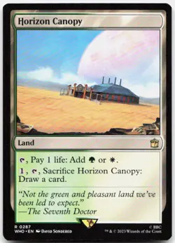 Horizon Canopy 287 NM Universes Beyond: Doctor Who Rare Magic: The Gathering - Image 1