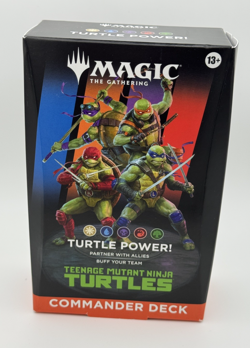 Magic the Gathering MTG "Turtle Power!" TMNT Commander Precon Deck - Image 1
