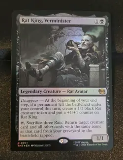 Rat King, Verminister #71 Foil NM Teenage Mutant Ninja Turtles Magic MTG TMNT - Image 1