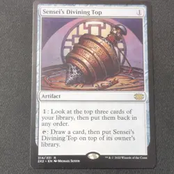 Sensei's Divining Top Double Masters 2022 Rare Artifact EN #314 - Image 1