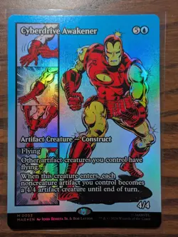 Cyberdrive Awakener 53 (Borderless Foil) Marvel Universe Eternal-Legal NM - Image 1