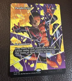 Magic The Gathering MTG Parallel Lives Borderless Spider-Man Marvel NM Unplayed - Image 1
