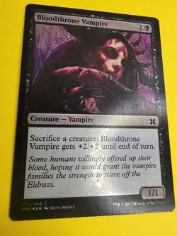 Magic the Gathering Foil Bloodthrone Vampire Modern Masters 2015 MTG 72/249 - Image 2