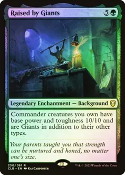 Foil - Raised by Giants - Commander Legends: Battle for Baldur's Gate (CLB) - Image 1