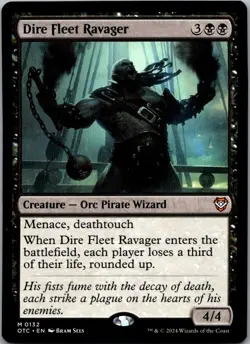 Dire Fleet Ravager M Commander: Outlaws of Thunder Junction 132 LP - Image 1