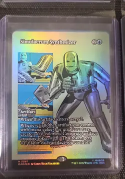 Simulacrum Synthesizer (Borderless) Marvel Universe Eternal-Legal Foil - Image 1