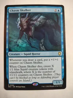 Chasm Skulker 164 R Commander: Bloomburrow Magic: The Gathering Near Mint - Image 1