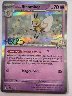 Lillie's Ribombee 183 SV: Journey Together Stamped Promo Pokemon TCG - Image 1