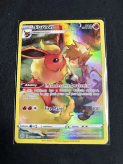 Flareon TG01/TG30 Swsh09 Trainer Gallery Holo Ultra Rare Pokemon TCG Card NM - Image 1