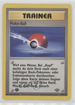 Poke Ball German 1st Ed. Pokemon Jungle #64 1999 - Image 1