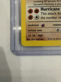 Giovanni's Machamp 6/132 Gym Challenge Holo Pokemon TCG Vintage WOTC MP - Image 5