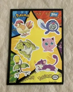 Topps Pokemon Sticker/Puzzle Complete Your Set - Image 1