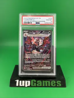 Pokemon Charizard ex Paldean Fates SIR #234 PSA 10 new certificate - Image 1