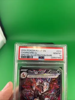 Pokemon Charizard ex Paldean Fates SIR #234 PSA 10 new certificate - Image 3