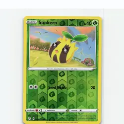 Sunkern 007/159 Common Crown Zenith Pokemon Reverse Holo Near Mint - Image 1
