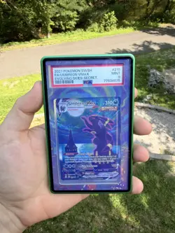 2021 POKEMON SWORD & SHIELD EVOLVING SKIES SECRET FULL ART/UMBREON VMAX PSA 9 - Image 1