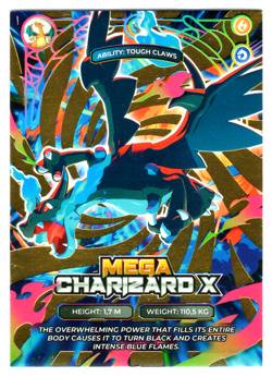 * NEW * POKEMON - MEGA EVOLUTIONS 2026 * MEGA CHARIZARD X * EMBOSSED GOLD FOIL - Image 1