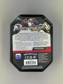 Pokemon Scarlet & Violet Paldean Fates Tin Charizard ex Shiny Promo. Sealed - Image 3