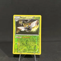 Ninjask 11/124 Uncommon Dragons Exalted Pokemon Reverse Holo Near Mint - Image 1