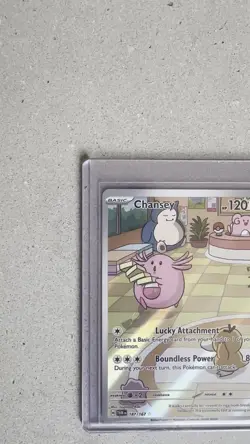 Pokemon - Chansey 187/167 - Illustration Rare - Twilight Masquerade - Pokemon NM - Image 2