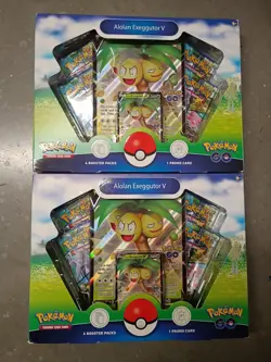 Two × Pokemon TCG Alolan Exeggutor V Box Set Pokemon Go BOTH NEW FACTORY SEALED! 820650850547 - Image 2