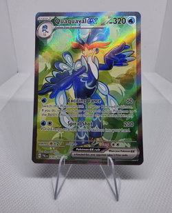 Pokemon TCG Quaquaval ex Full Art Ultra Rare Holo Paldea Evolved 235/193 EN NM - Image 1