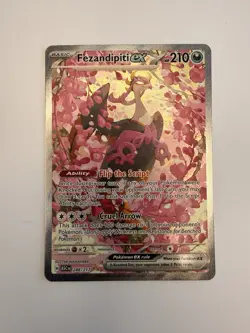 Fezandipiti ex 288/217 Special Illustration Rare SIR Shrouded Fable Pokemon NM - Image 2