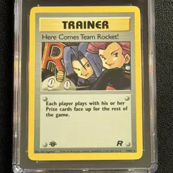 Pokemon Here Comes Team Rocket! 1st Ed. Holo 15/82 CGC 9 TCG 2000 Team Rocket - Image 3