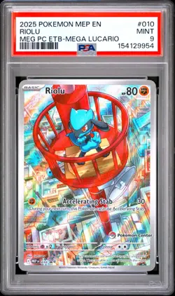 Pokemon: Riolu (Pokemon Center) #010 Promo | PSA 9 - Image 1